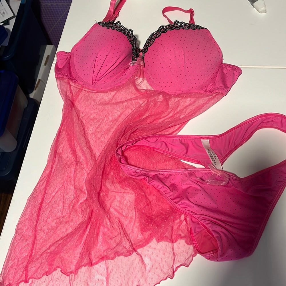 Lingerie set.